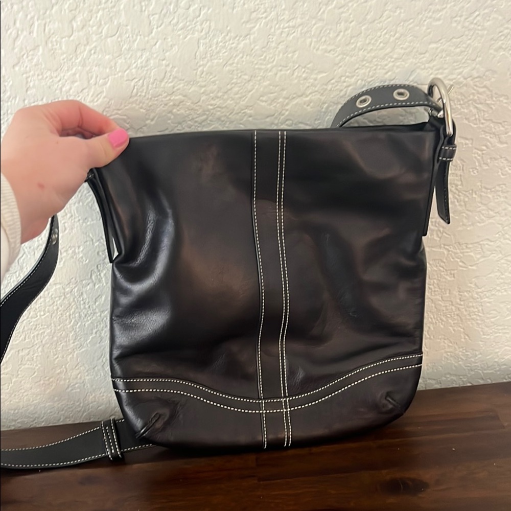 Coach Black Crossbody Bag (Perfect Condition)